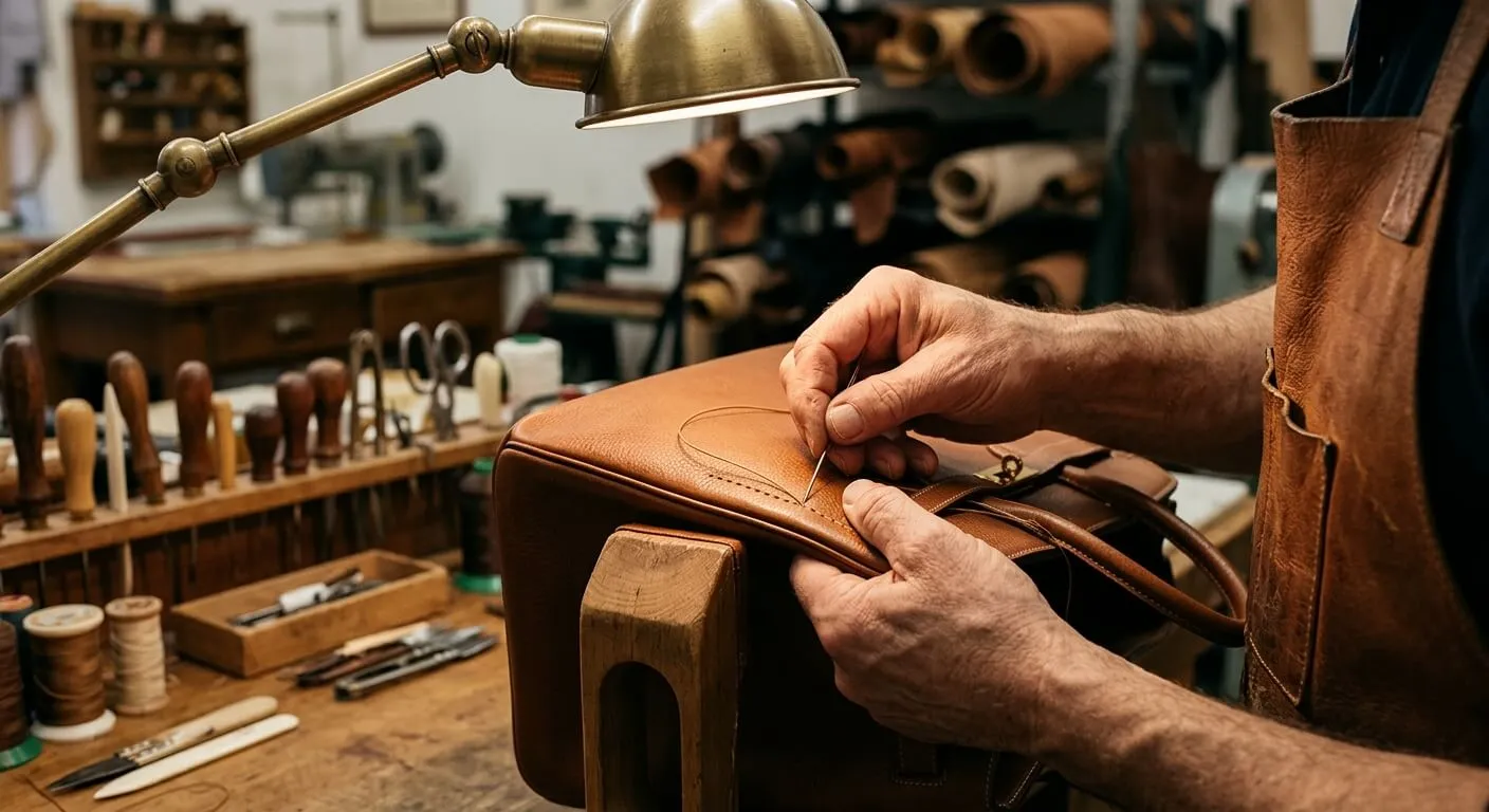 ブランドバッグの職人技術